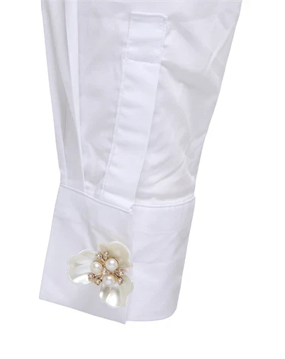 Only - ONLAvery Button Covers Accesories - Gold Colour/Big Flower